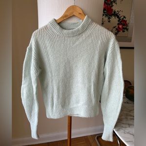 Everlane Alpaca Crew Neck Sweater, mint green (size S)